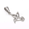 Tarnish Resistant 304 Stainless Steel Pendants STAS-I136-13P-2
