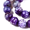 Natural Crackle Agate Beads Strands G-T119-01A-05-4