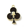 Alloy Black Enamel Gothic Style Pendants LS-PALLOY-R157-06G-09B-1