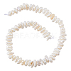 1 Strand Natural Keshi Pearl Cultured Freshwater Pearl Beads Strands PEAR-HS0001-26B-1