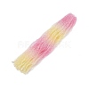 Gradient Color Baking Paint Glass Bead Strands X1-DGLA-A039-T4mm-A01-1