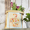 PET Hollow Out Drawing Painting Stencils DIY-WH0422-0028-4