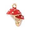 Alloy Enamel Pendants PALLOY-P314-02C-G-1