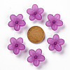 Frosted Acrylic Bead Caps MACR-S371-08A-743-3