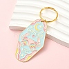 Alloy Enamel Keychains KEYC-YW00224-10-1