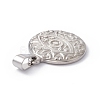 Non-Tarnish 304 Stainless Steel Pendants STAS-A062-17P-3