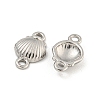 Tarnish Resistant 304 Stainless Steel Links Connector Charms STAS-I307-509A-P-2
