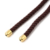 Twisted Nylon Cord Silder Bracelets DIY-B066-03G-02-3