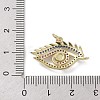 Real 18K Gold Plated Brass Micro Pave Cubic Zirconia Pendants KK-L209-070G-03-3