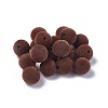 Flocky Acrylic Beads OACR-L011-C-02-1