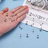 Tarnish Resistant 201 Stainless Steel Barbell Cartilage Earrings EJEW-R147-39-5