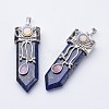 Natural Lapis Lazuli Big Pointed Pendants G-F340-05I-1