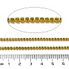 Iron Rhinestone Glass Cup Chain CH-U001-01F-3
