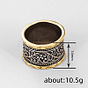 Brass Wide Band Finger Rings for Women WG6EEAC-01-4