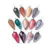 Natural Mixed Gemstone Pointed Pendants G-E541-10-1