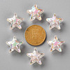 Transparent Acrylic Beads TACR-S152-11B-06-3