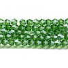 Transparent Electroplate Glass Beads Strands LS-GLAA-F029-3mm-C03-1