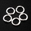 Rack Plating Brass Open Jump Rings KK-O139-18O-S-1