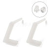 Hypoallergenic Bioceramics Zirconia Ceramic Stud Earrings EJEW-F340-04L-1