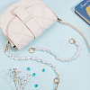   ABS Imitation Pearl Nugget Beaded Bag Handles FIND-PH0009-43-4