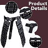 PU Leather Medieval Thigh Armor AJEW-WH20009-33-6