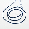 Faceted Synthetic Quartz Beads Strands G-F507-01C-2