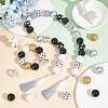 1 Set Mixed Style Acrylic Round Beads Sets SACR-PH0001-52D-5