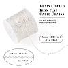 Brass Coated Iron Flat Cable Chains CH-TAC0007-02S-4
