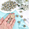 40Pcs Handmade Porcelain Beads PORC-PA0001-35-3