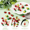 54pcs 9 style Handmade Lampwork Beads LAMP-PJ0001-01-5