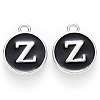 Platinum Plated Alloy Charms X-ENAM-S118-02Z-P-1
