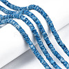 Handmade Polymer Clay Beads Strands CLAY-R089-6mm-163-5