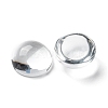 Transparent Half Round Glass Cabochons X-GGLA-R027-18mm-3