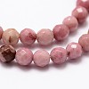 Natural Rhodonite Beads Strands G-G736-10-6mm-3