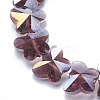Electroplate Glass Beads LS-EGLA-Q091-14mm-B04-3