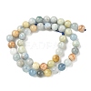 Natural Aquamarine Beads Strands G-D327-A01-8mm-3