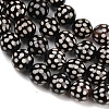 Tibetan Style dZi Beads Strands G-G328-A02-10mm-4