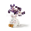 Natural Gemstone Tree Display Decorations DJEW-E007-01RC-08-2