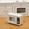Miniature Wood Microwave Oven Display Decorations MIMO-PW0001-071-4