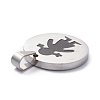 304 Stainless Steel Pendants STAS-Z027-01A-P-2