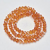 Electroplate Glass Beads Strands EGLA-A034-T4mm-K16-2