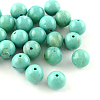 Round Imitation Gemstone Acrylic Beads X-OACR-R029-6mm-06-1