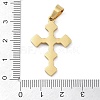 Ion Plating(IP) 304 Stainless Steel Enamel Rhinestone Pendants STAS-Q325-05E-G-3