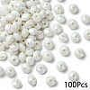 Opaque Acrylic Beads MACR-YW0003-55E-1
