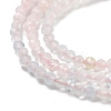 Natural Morganite Beads Strands G-B088-C22-02-4