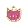 Rack Plating Alloy Enamel Charms ENAM-P254-03KCG-05-1