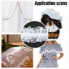 10M Cotton Mesh Pleated Elastic Lace Ribbon OCOR-DR0001-06-7