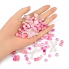 100Pcs 8 Styles Resin Beads RESI-FP0001-48-3