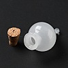 Teardrop Glass Cork Bottles Ornament LS-AJEW-A039-01E-3