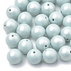 Spray Painted Style Acrylic Beads MACR-T010-12mm-02-1